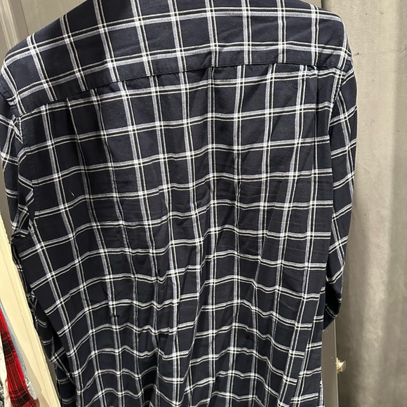 Men’s navy blue dress shirt button down - Picture 3 of 3